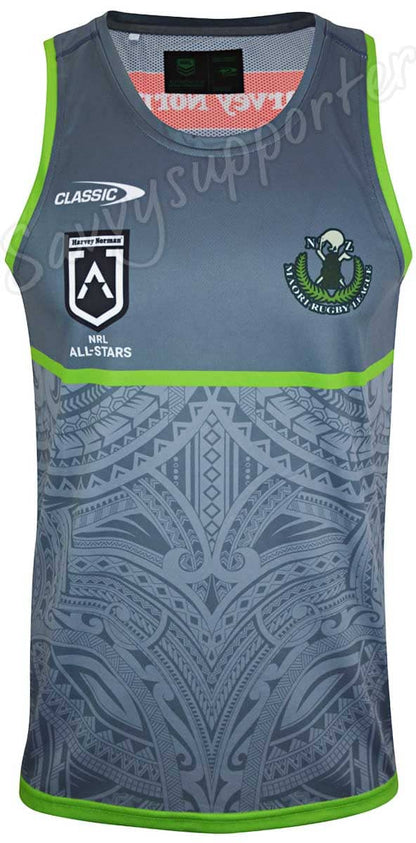 New Zealand Maori All Stars Mens Training Singlet