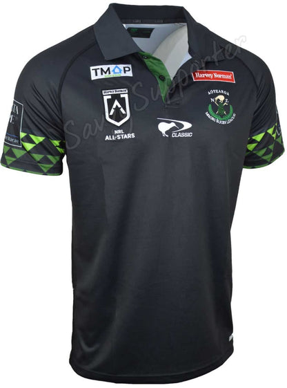 New Zealand Maori All Stars 2024 NRL Mens Performance Polo Shirt