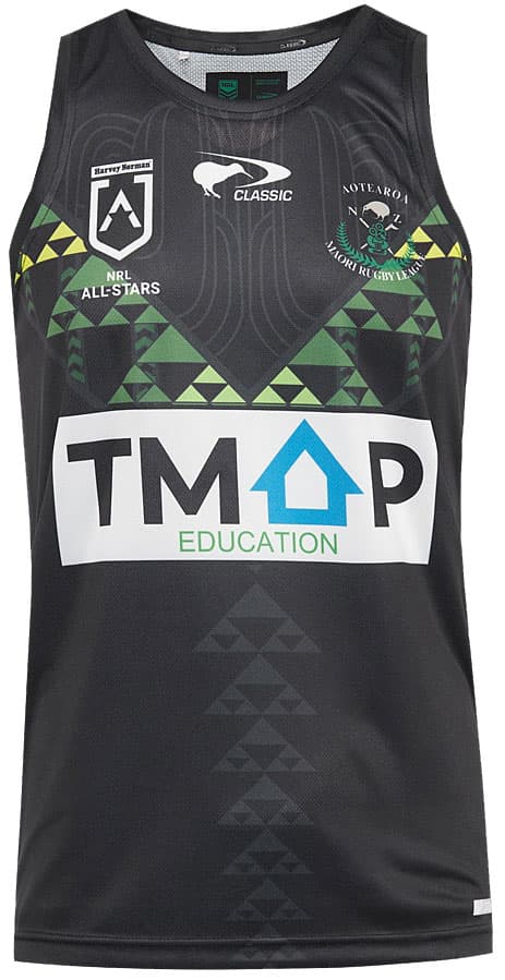 New Zealand Maori All Stars 2024 NRL Mens Training Singlet