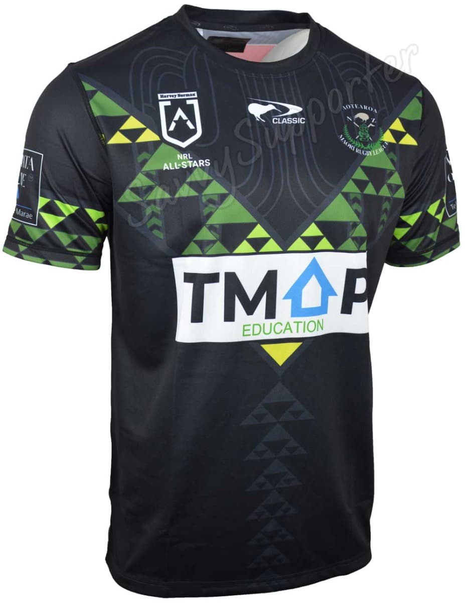New Zealand Maori All Stars 2024 NRL Mens Training Shirt