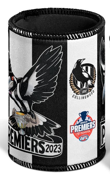 Collingwood Magpies 2023 AFL Premiers Mark Knight Can Cooler