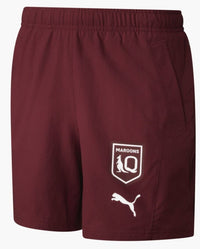 QLD Maroons State of Origin Kids Maroon Training Shorts