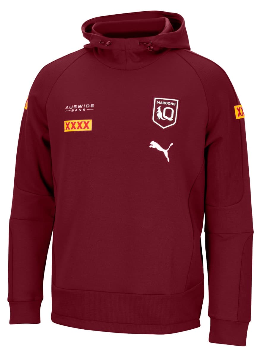 QLD Maroons State of Origin Mens Team Hoody Size SMALL ONLY