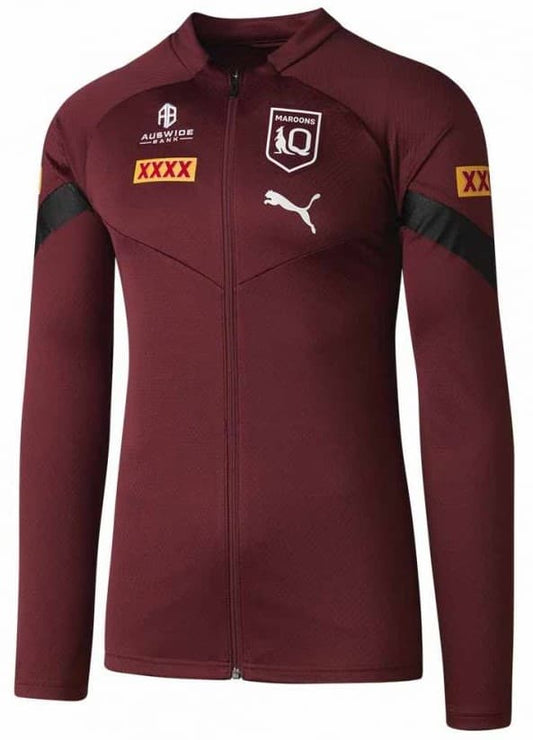 QLD Maroons State Of Origin Ladies Full Zip Training Jacket