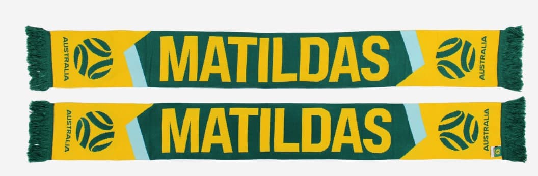 Australian Matildas Football Sweeper Scarf
