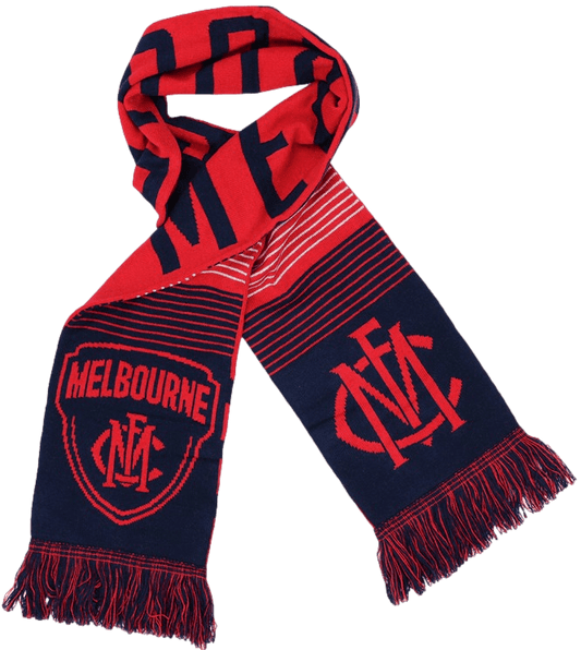 Melbourne Demons AFL Adults Linebreak Scarf