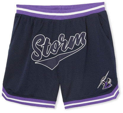 Melbourne Storm 2024 NRL Mens Basketball Shorts
