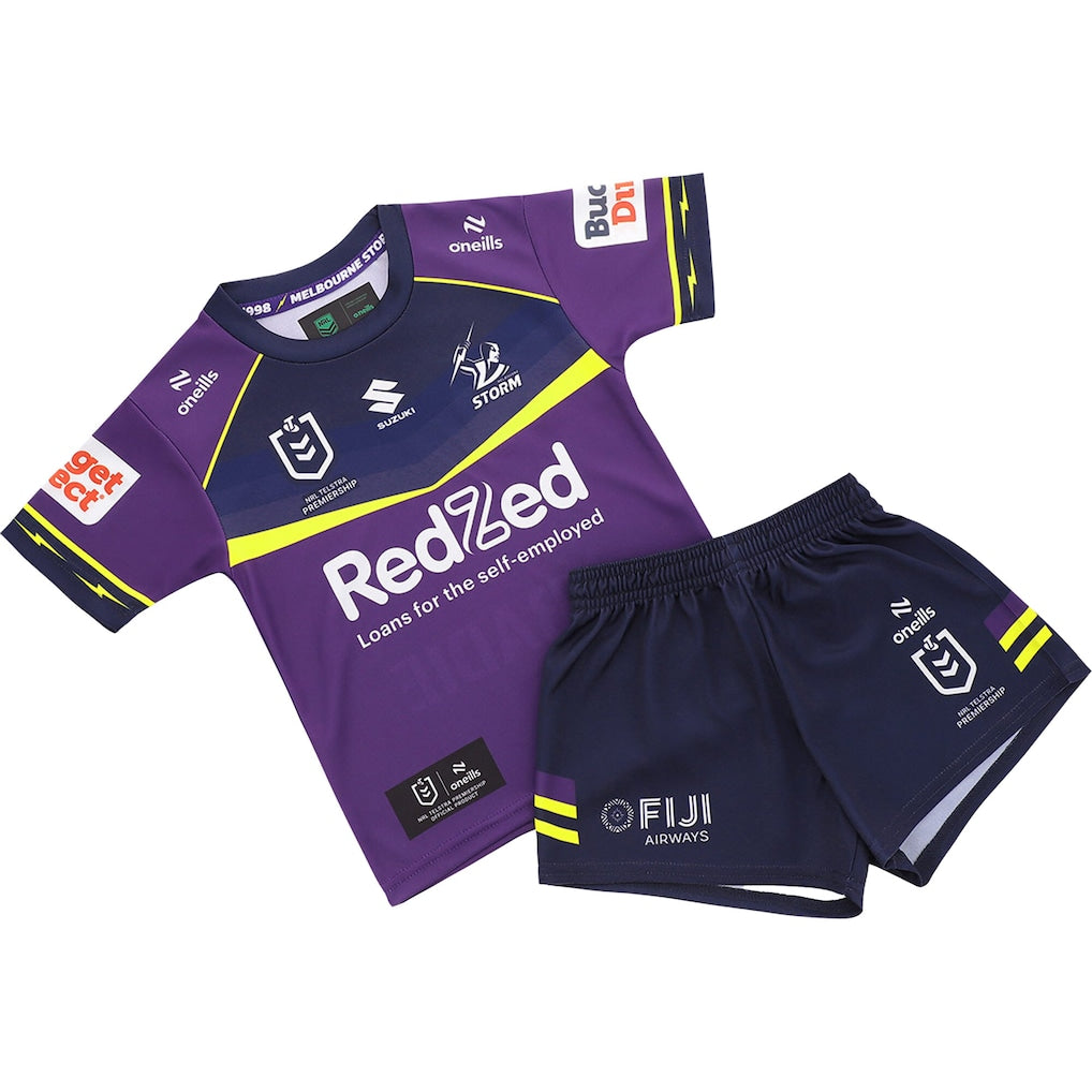 Melbourne Storm 2026 NRL Toddler Home Jersey Set