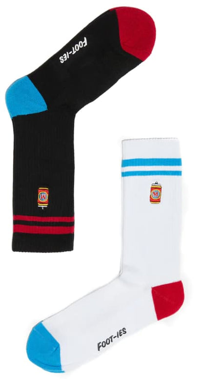Melbourne Bitter Beer Cans Embroidery 2 Pack Socks