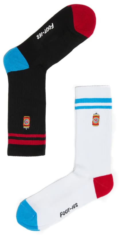 Melbourne Bitter Beer Cans Embroidery 2 Pack Socks