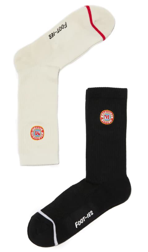 Melbourne Bitter Beer Icons Embroidery 2 Pack Socks