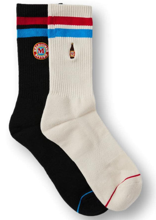 Melbourne Bitter Long Neck Sneaker Sock 2 Pack Socks