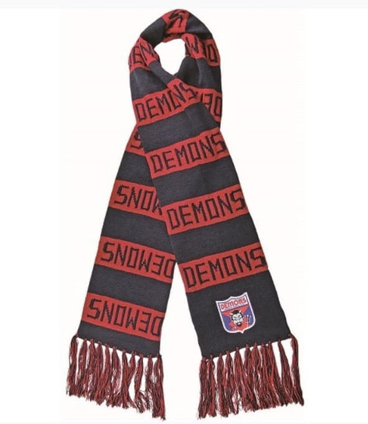 Melbourne Demons AFL Heritage Bar Scarf