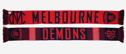 Melbourne Demons AFL Adults Linebreak Scarf