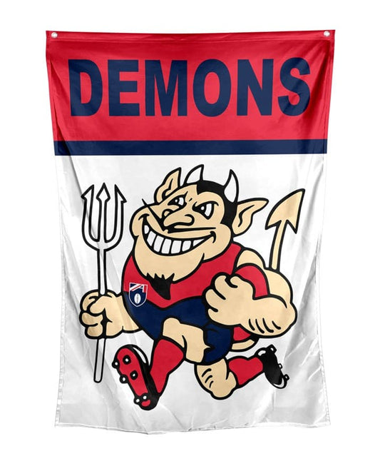 Melbourne Demons AFL Retro Wall Flag 100cm x 70cm