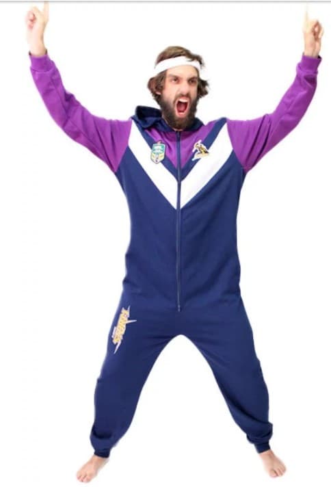 Melbourne Storm NRL Adults Footysuit Size Small