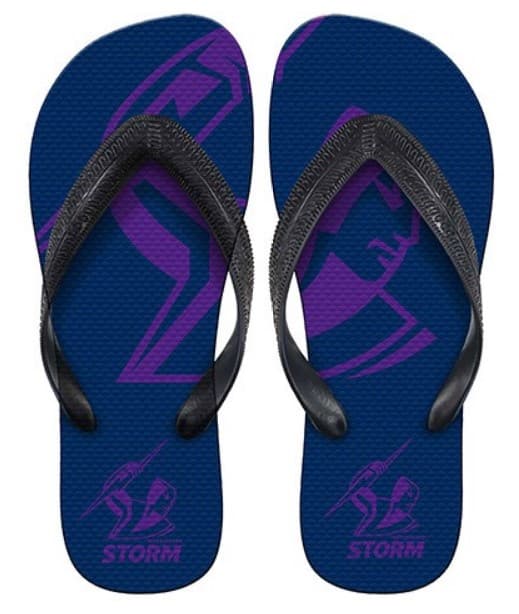 Melbourne Storm NRL Mens Beach Thongs