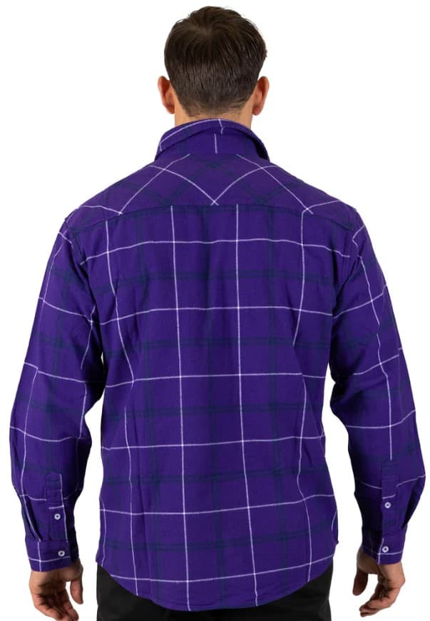 Melbourne Storm NRL Mens Mustang Flannel Shirt