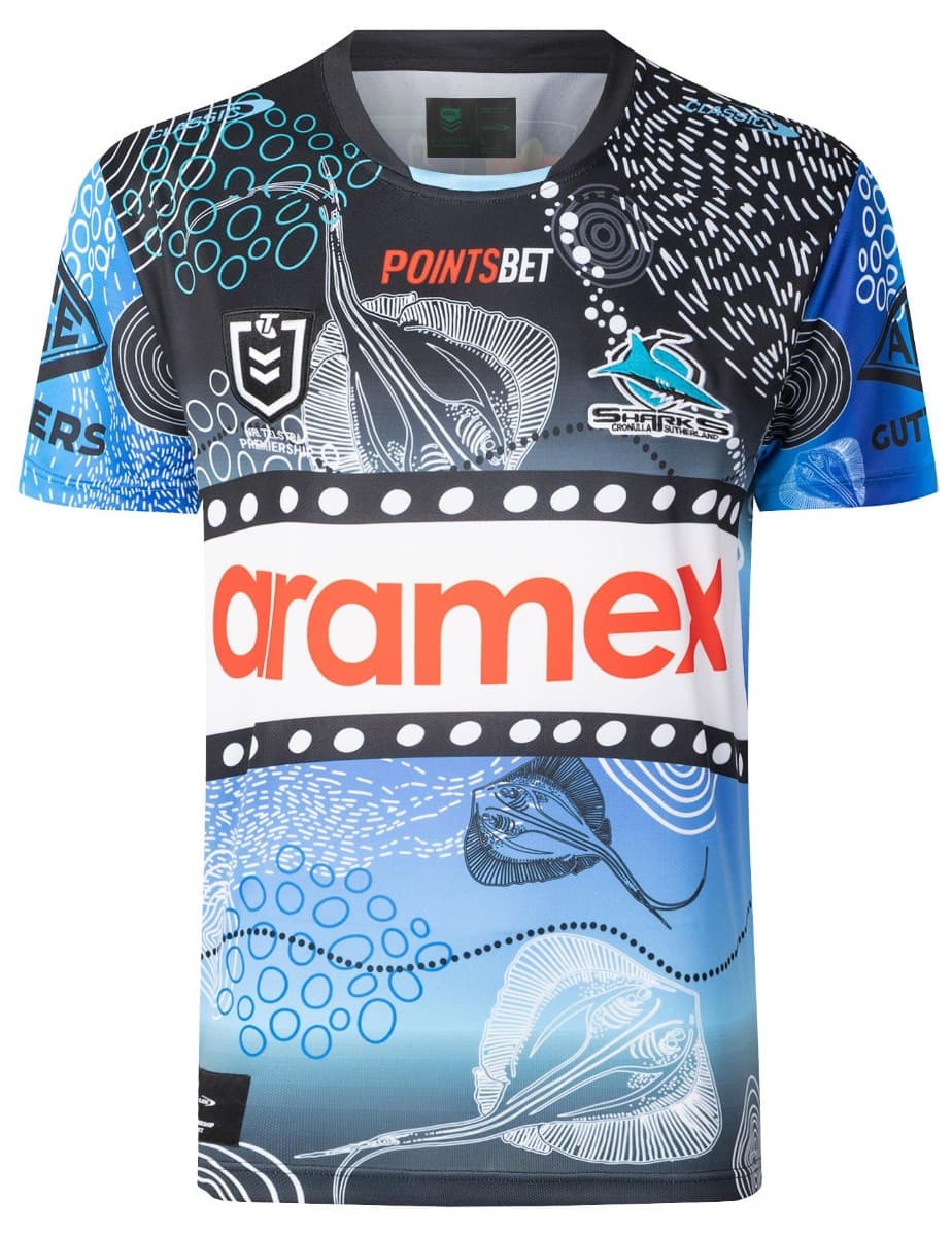 Cronulla Sharks 2024 NRL Mens Indigenous Jersey
