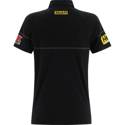 Penrith Panthers 2025 NRL Ladies Black Polo Shirt