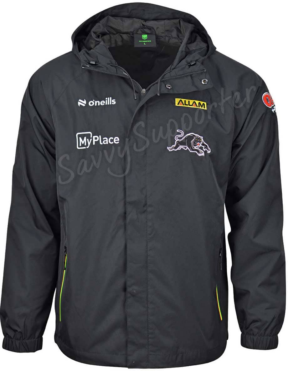 Penrith Panthers 2025 NRL Mens Wet Weather Rain Jacket