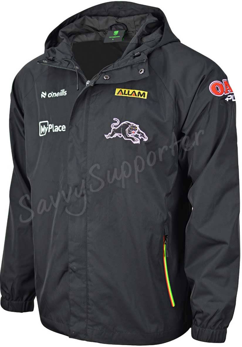 Penrith Panthers 2025 NRL Mens Wet Weather Rain Jacket