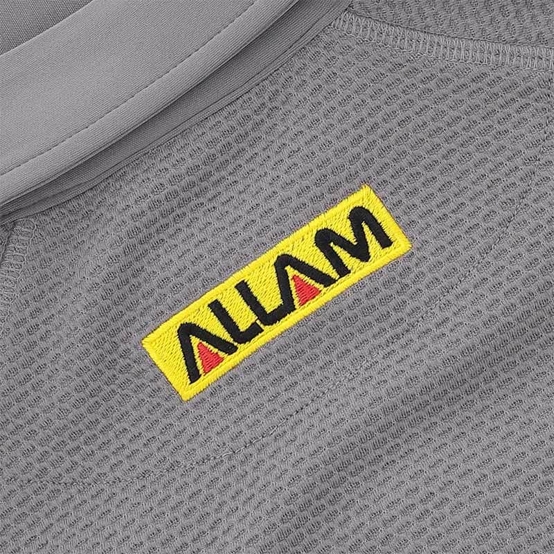 Penrith Panthers 2025 NRL Mens Grey Media Polo Shirt