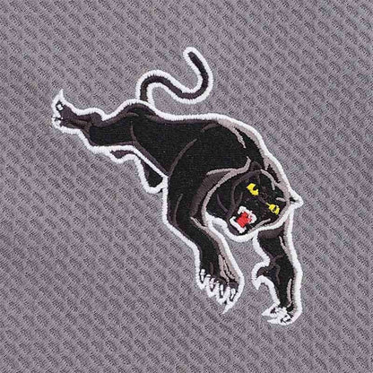 Penrith Panthers 2025 NRL Mens Grey Media Polo Shirt