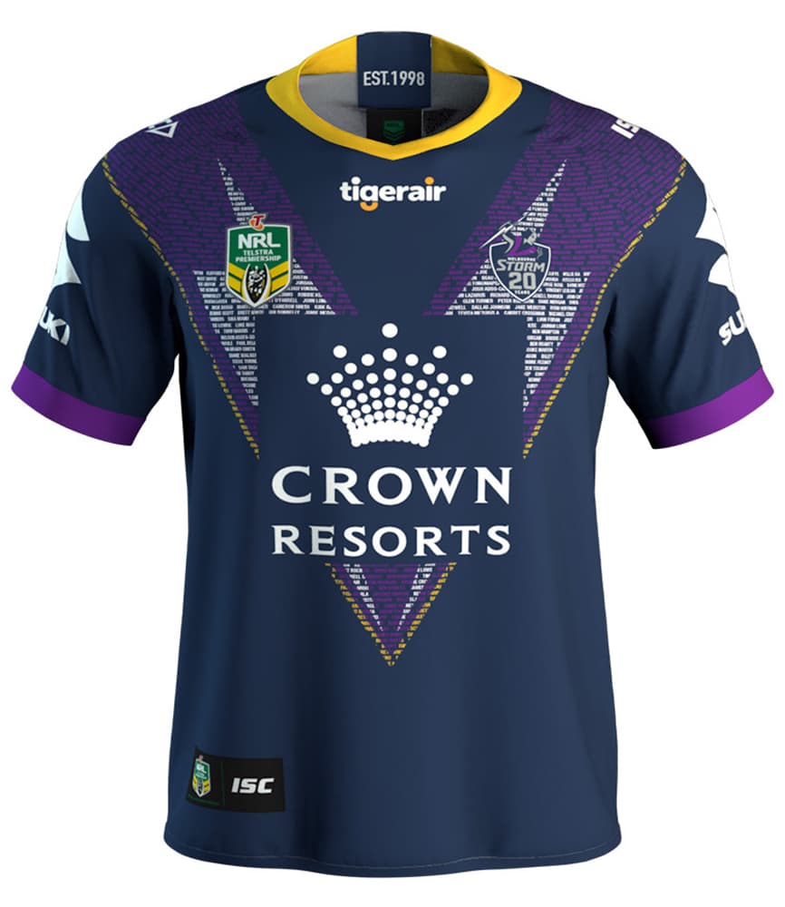 Melbourne Storm NRL Mens Heritage Jersey