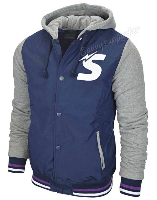 Melbourne Storm NRL Mens Baseball Jacket