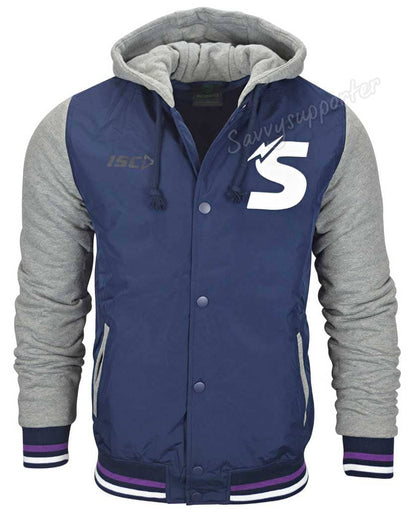 Melbourne Storm NRL Mens Baseball Jacket