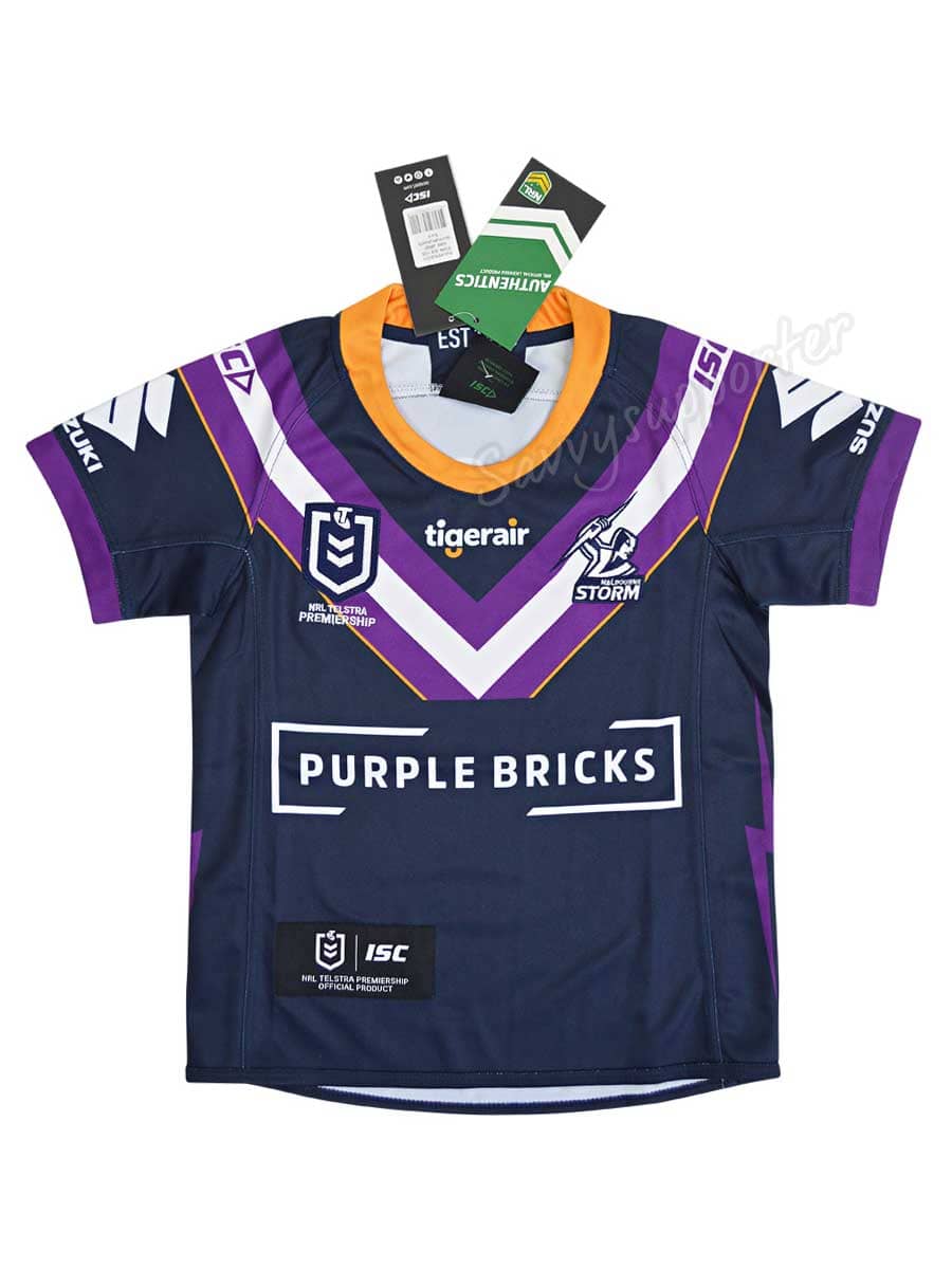 Melbourne Storm NRL Kids Home Jersey
