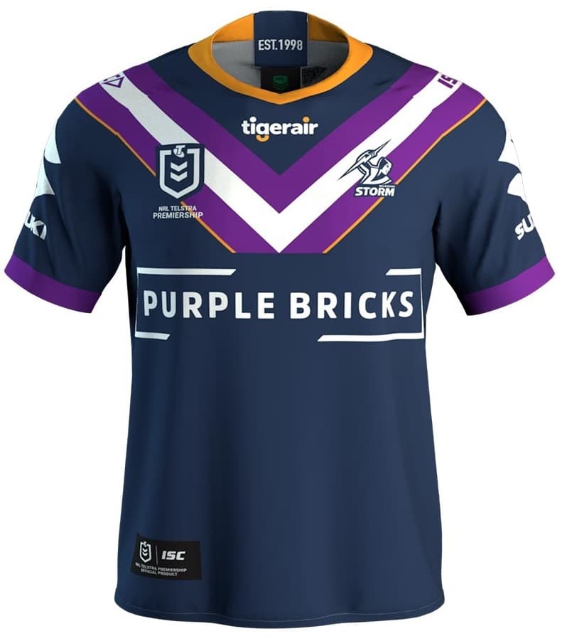 Melbourne Storm NRL Mens Home Jersey