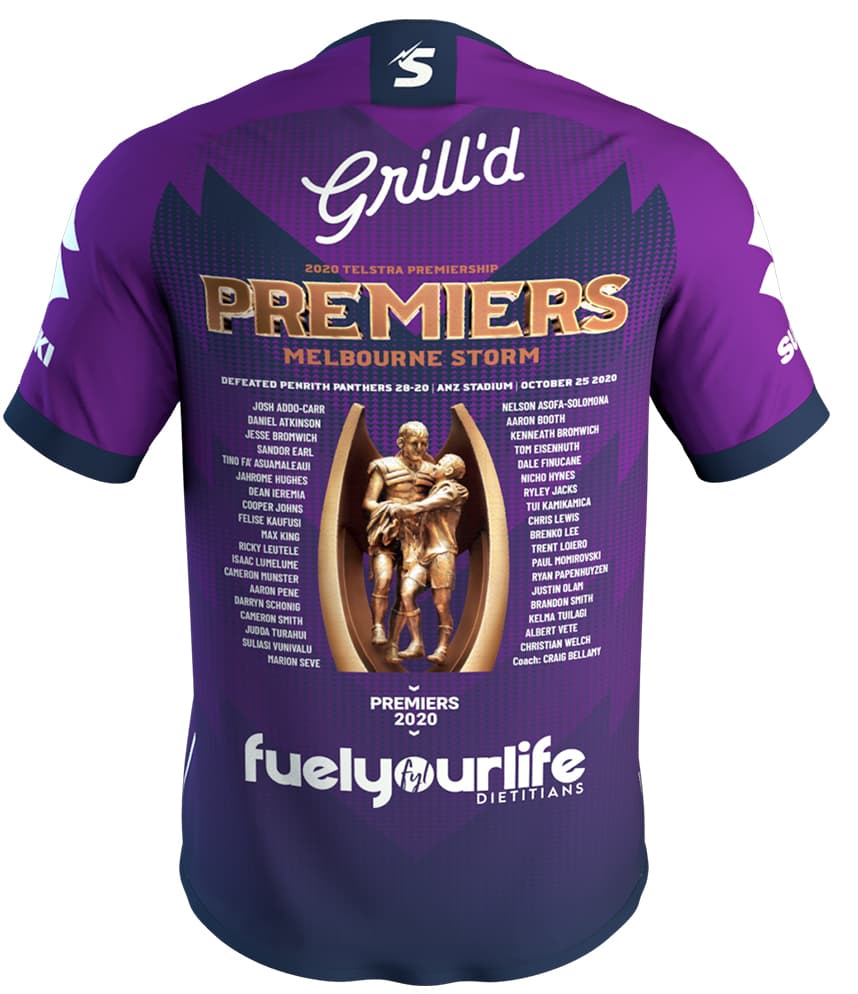 Melbourne Storm 2020 NRL Ladies Premiers Jersey