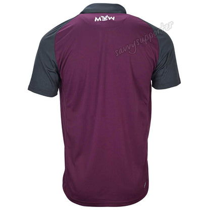 Manly Sea Eagles NRL ISC Dark Scarlet / Grey Polo Shirt