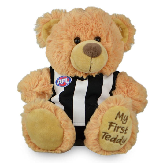 Collingwood Magpies AFL 'My First Teddy' Bear