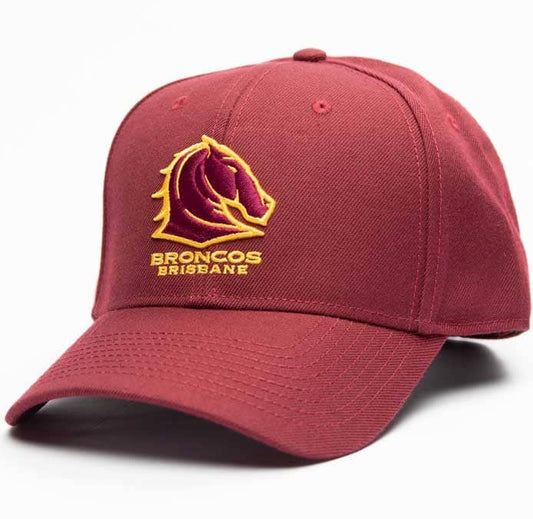 Brisbane Broncos NRL Maroon Stadium Cap