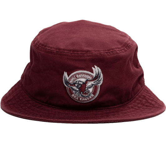 Manly Sea Eagles NRL Mens Twill Bucket Hat