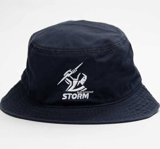 Melbourne Storm NRL Mens Twill Bucket Hat