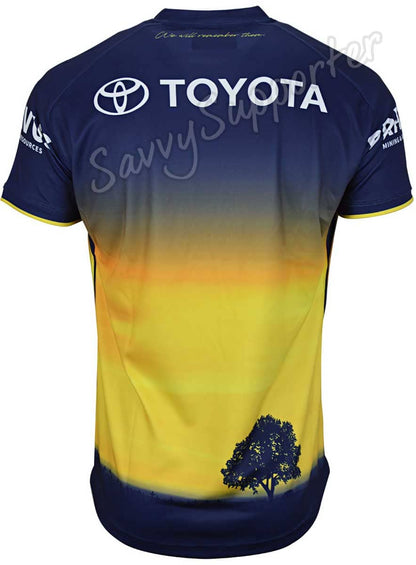 North Queensland Cowboys 2023 NRL Mens Defence Anzac Jersey