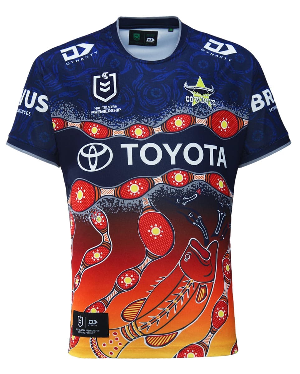 North Queensland Cowboys 2024 NRL Mens Indigenous Jersey