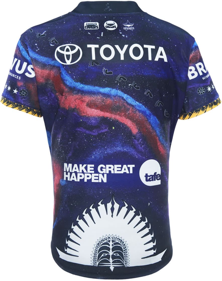 North Queensland Cowboys 2025 NRL Mens Indigenous Jersey