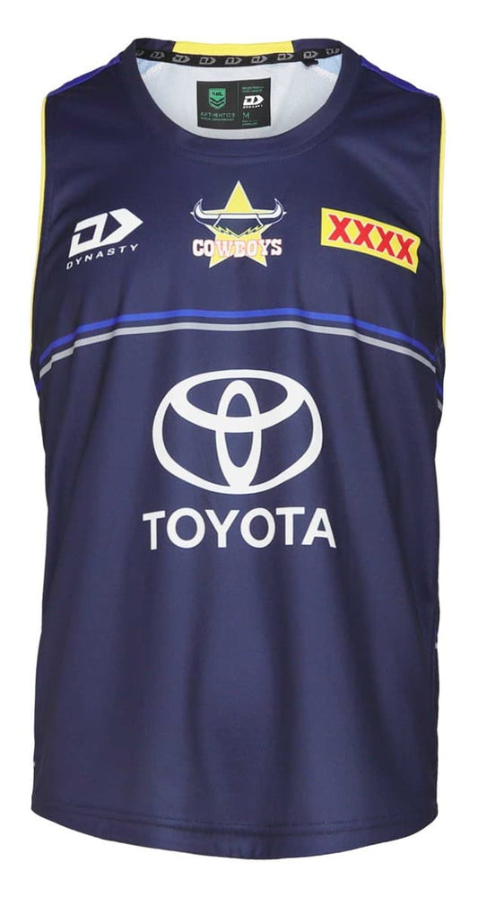 North Queensland Navy Cowboys Training Singlet