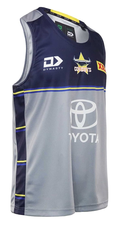 North Queensland Cowboys Grey Training Singlet