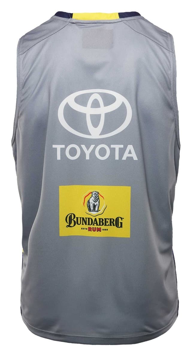 North Queensland Cowboys Grey Training Singlet