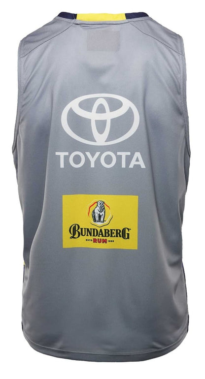 North Queensland Cowboys Grey Training Singlet