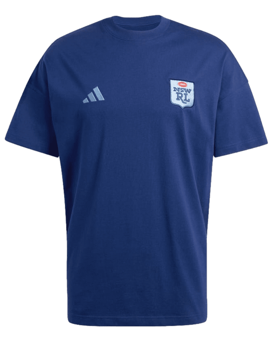 NSW Blues 2025 State of Origin Mens Oversize Navy Tee