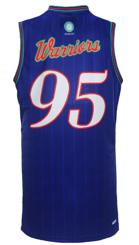 New Zealand Warriors 2024 NRL Kids Basketball Singlet