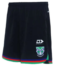 New Zealand Warriors 2024 NRL Mens Black Gym Training Shorts