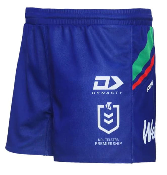 New Zealand Warriors 2024 NRL Mens Players Blue Home Shorts